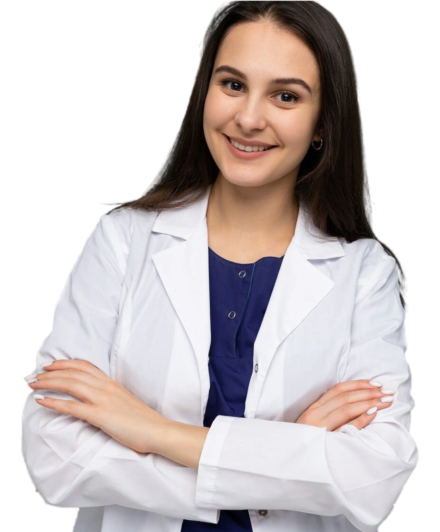 photo-portrait-young-pretty-beautiful-positive-smiling-brunette-woman-with-sincere-emotions-wearing-white-medical-coat-isolated-blue-background-with-copy-space-holding-crossed-arms_1.webp